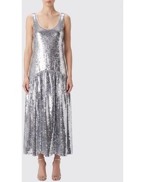 Simone Rocha Sequin Midi Dress - White