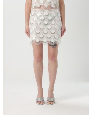 ROTATE BIRGER CHRISTENSEN Sequin Mini Skirt - White