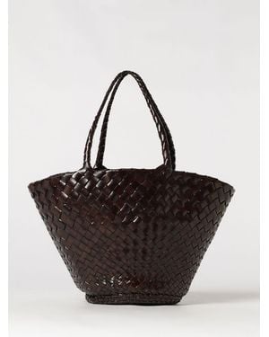 Dragon Diffusion Bolso De Hombro Egola De Piel Trenzada Con Doble Asa - Negro