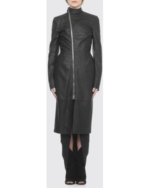 Rick Owens Leather Jacket - Black