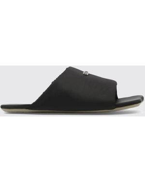 MM6 by Maison Margiela Nylon Sliders - Black
