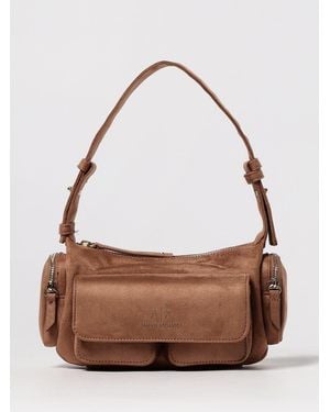 ARMANI EXCHANGE Borsa Mini Hobo - Marrone