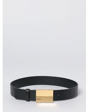 Alberta Ferretti Leather Belt - Black