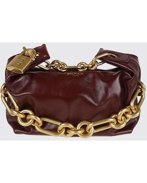 Balmain Schultertasche Damen - Braun