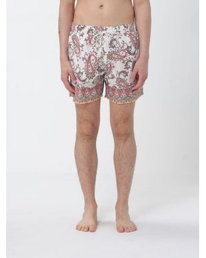 Etro Polyester Swimsuit With Paisley Print - Pink