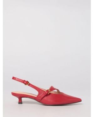 Coccinelle Ginko Leather Slingbacks - Red