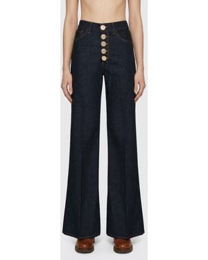 Dondup Flared Denim Jeans - Blue