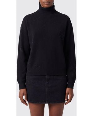 Zadig & Voltaire Zadig &Amp Voltaire 100% Cashmere Dropped-Shoulder Turtleneck Sweater - Blue