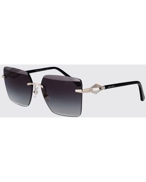 Jimmy Choo Gafas De Sol Cat-Eye Rectangulares De Metal - Blanco