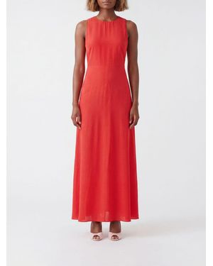 Erika Cavallini Semi Couture Viscose Long Dress - Red