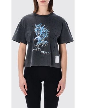 Satisfy Camisetas De Algodón Orgánico Estampado - Azul
