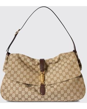 Gucci Large Jackie Shoulder Bag - Metallic