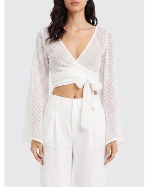 Missoni Netzstrick-Strandtop - Weiß