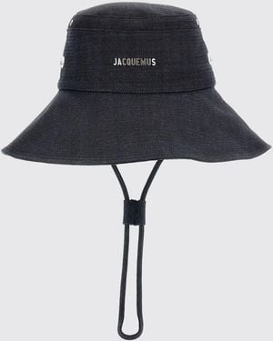 Jacquemus Le Bob De-Nimes Cotton Denim Hat - Black