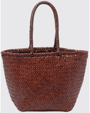 Dragon Diffusion Bolso Tote Grace De Piel Trenzada Con Doble Asa - Blanco