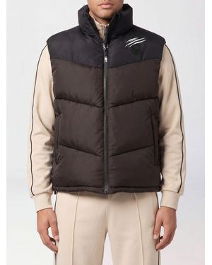 Philipp Plein Logo Padded Nylon Vest - Grey