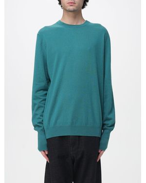 Ballantyne Cotton Crew-Neck Pullover - Blue