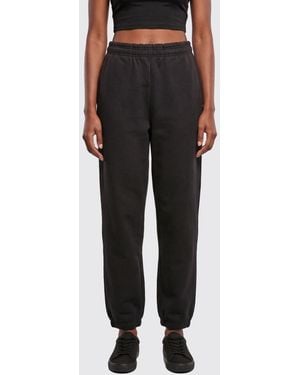 Entire studios Straight-Leg Cotton Jogging Trousers With Elasticated Waist - Black