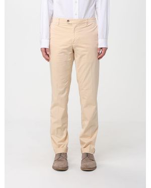 Mason's Cotton Stretch Chino Pants - Natural