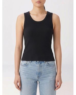 Agolde Organic Cotton Blend Tank Top - Blue