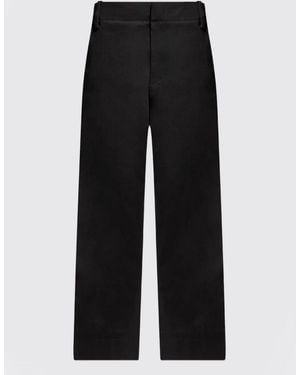 Jacquemus Pantalone A Gamba Larga - Nero