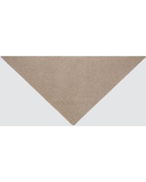 Studio Nicholson Triangular Ribbed Scarf - White