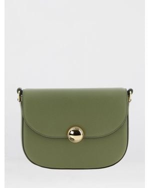 Furla Moonlight Calfskin Shoulder Bag - Green