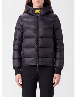 Parajumpers Kurze Gesteppte Daunenjacke Aus Nylon Mit Kapuze - Blau