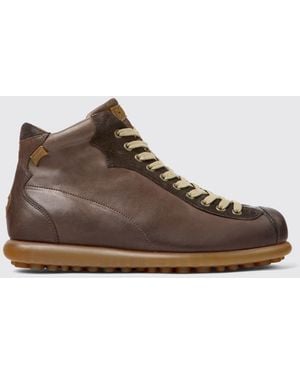 Camper Pelotas Leather Boots - Brown