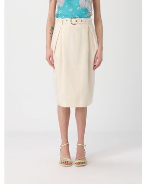 Pinko Edwina Midi Skirt - Natural