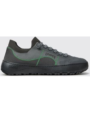 Camper Peu Serra Bicolour Recycled Pet Slip-On Trainers With Vibram Sole - Green