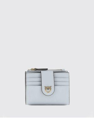 Pinko Leather Wallet - White