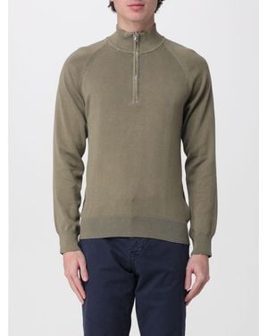 Blauer Baumwollpullover - Mehrfarbig