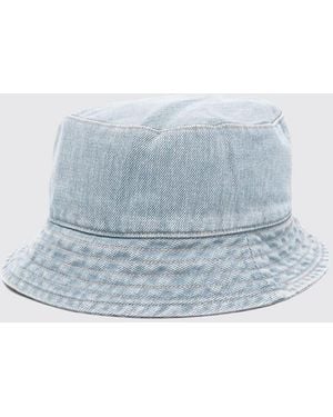 Our Legacy Cotton Denim Bucket Hat - Blue