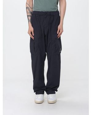 C.P. Company Stretch Cotton Blend Cargo Trousers - Blue