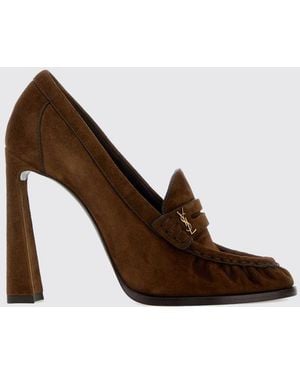 Saint Laurent Zapatos De Tacón Mujer - Marrón