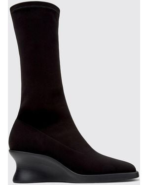 Camper Flache Stiefeletten Damen - Schwarz
