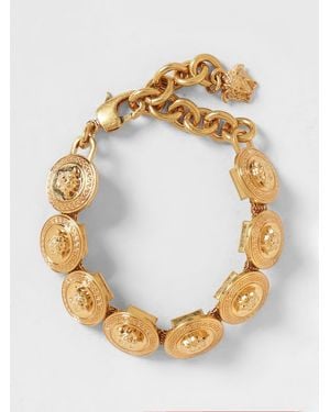 Versace Adjustable Medusa Bracelet - Metallic