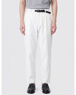 Goldwin Crêpe Drawstring Trousers - White