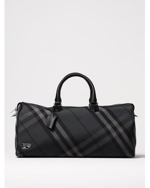 Burberry Borsone Grid - Nero