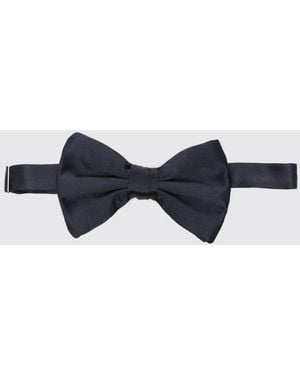 Giorgio Armani Silk Bow Tie - Blue