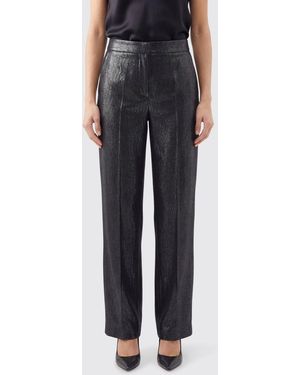 FEDERICA TOSI Lamé Trousers - Black
