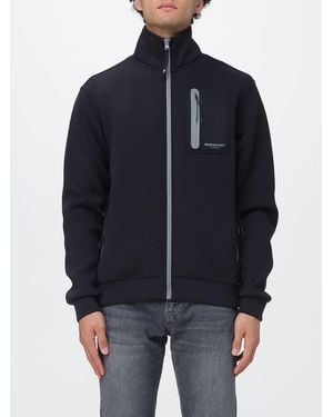Murphy & Nye Sweatshirt Technique En Néoprène Avec Zip Intégral Et Col Montant - Bleu