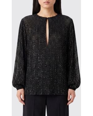 Missoni Sequined Lurex Jersey Blouse - Black