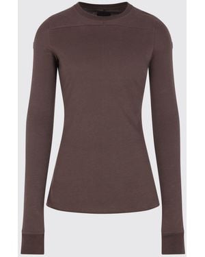 RICK OWENS MONCLER Rick Owens X Moncler Girder Stretch Jersey T-Shirt - Brown