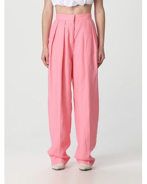 Stella McCartney Pants In Viscose Blend - Pink