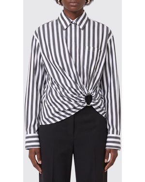 Sportmax Striped Cotton Shirt - Blue