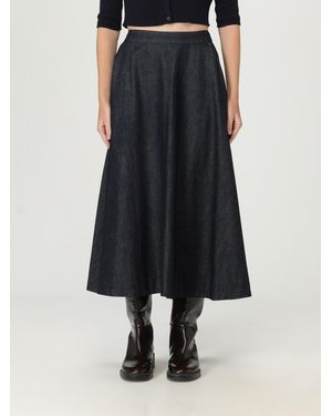 Max Mara Falda Mujer - Azul