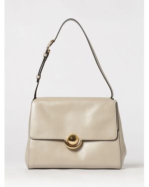 Furla Domus Leather Bag - Natural