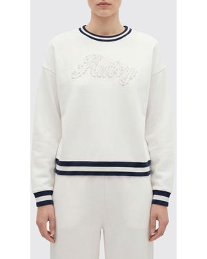 Autry Cotton Crewneck Sweatshirt With Logo - White